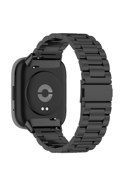 Fibaks Xiaomi Redmi Watch 3 Active Compatible Metal Band Steel Band Strap with Stainless Steel Link
