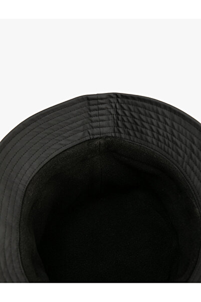 Koton Bucket Hat with Double Sided Stopper Rubber Detail