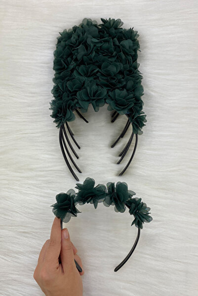 ZEYMERADE تاج عروس العروس الأخضر الزمردي الأخضر (بلاستيك)، ليلة الحناء، حفلة ...