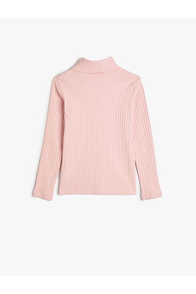 Koton Basic Turtleneck T-Shirt Long Sleeve Ribbed