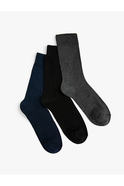 Koton Set de 3 șosete de bază - Multicolor