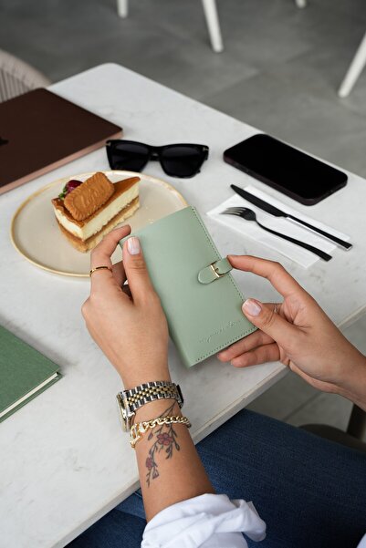 Crew Leather Miami Kadın Cüzdan - Kilit Detaylı