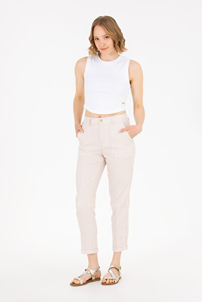 U.S. Polo Assn. Kadın Kum Pantolon 50263202-VR085