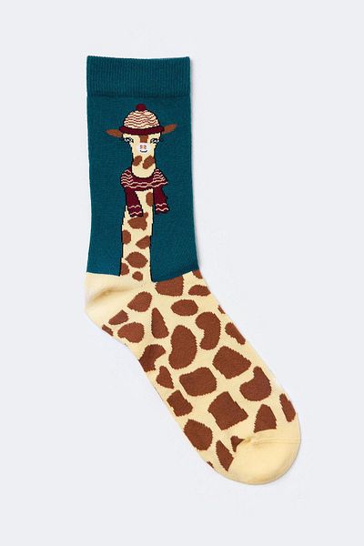 Katia&Bony Шарени чорапи Giraffe Art Socket