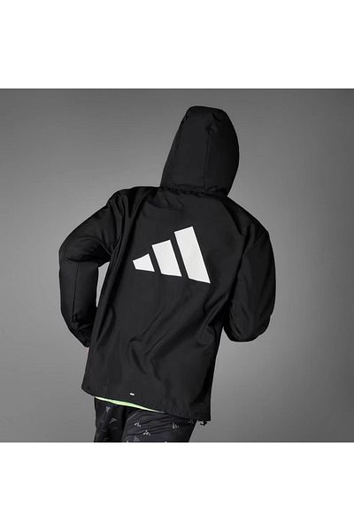 adidas Ανδρικό Αδιάβροχο & Ανεμοδαρμένο Μαύρο Il7230 Run It Jacket