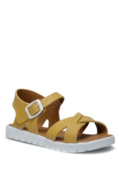 Polaris 508159 .P2Fx Yellow Girl's Daily Sandals - Yellow - 27 Sandals