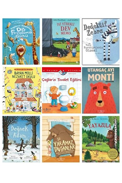 TÜRKİYE İŞ BANKASI KÜLTÜR YAYINLARI Dedektif Zebra/diş Fırçalama/dev Memo/iyi...