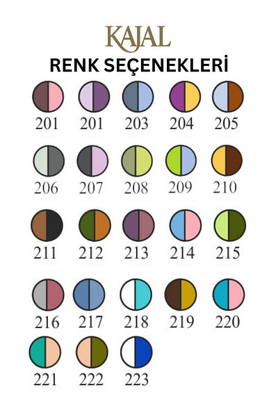 KAJAL ظلال عيون مزدوجة - Shimmer Duo Eyeshadow - رقم: 214