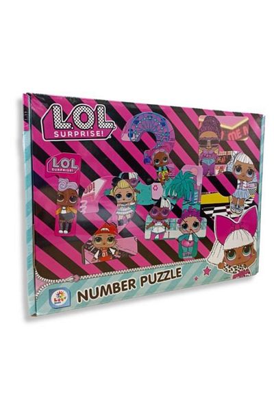 Art Tone لاتشو كيدز LOL SURPRISE NUMBER PUZZLE لعمر 3 سنوات فما فوق