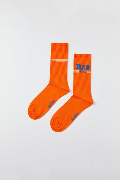 Bad Bear Saturn Orange Unisex Socks