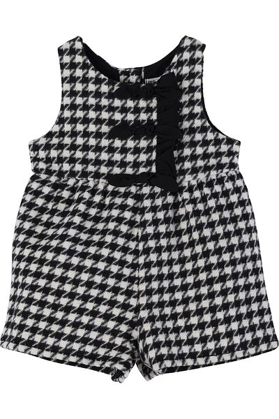 İdilbaby&Mamino Baby Girl Sweater Pattern Shorts Jumpsuit