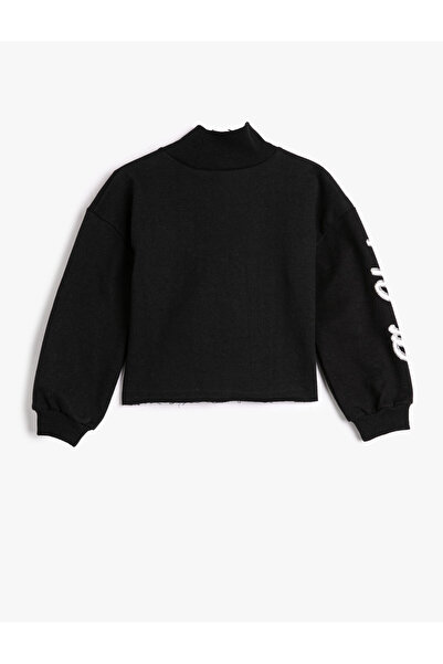 Koton Φούτερ με ζιβάγκο σε μεγάλο μέγεθος New York printed Rose Gold