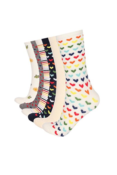 Katia&Bony 6 db bevonatos mintás zoknit tartalmazó női csomag