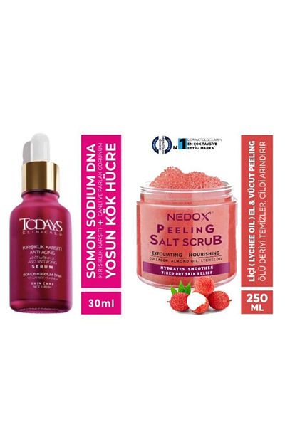 TODAYS CLİNİCALS Todays Clinicals - Salmon + Nedox Litschi (Lychee Oil) Nourishing, Purifying and Moisturizing Hand & Body Pe