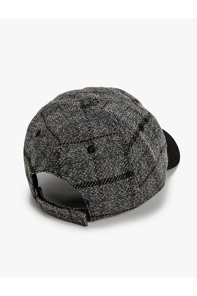Koton Cap Hat Plaid Patterned