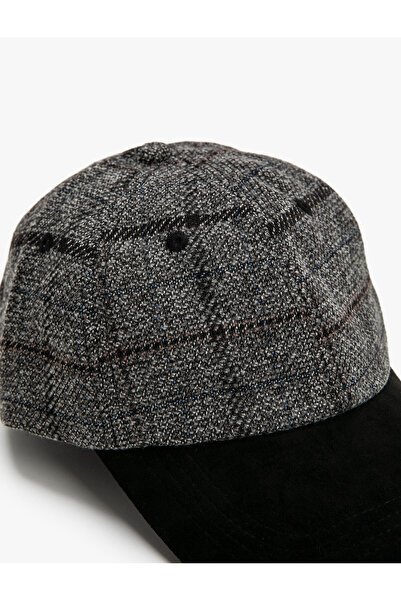 Koton Cap Hat Plaid Patterned