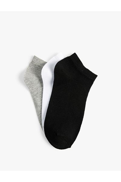 Koton Set de 3 șosete de bază - multicolore
