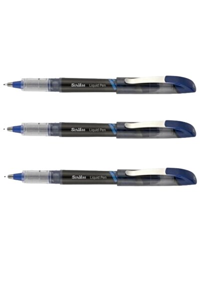 Scrikss Likid Kalem Lp-68 Mavi ( Üç Adet )