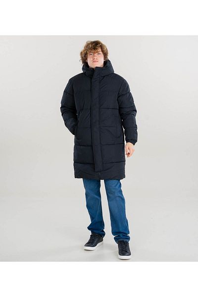 Jack & Jones Men's Coat Black 12256980 Jjebradley Long Puffer