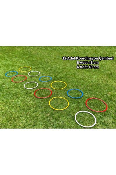 Liggo Set of 12 Coordination and Speed Circle - Training Circle