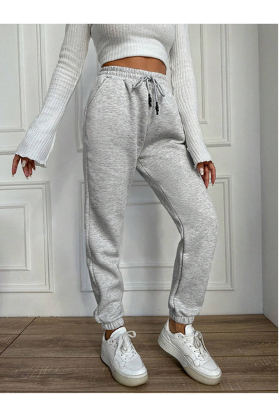 yx yustex sport Γκρι Unisex Φαρδιά Φόρμα Jogger που απομακρύνει τον ιδρώτα