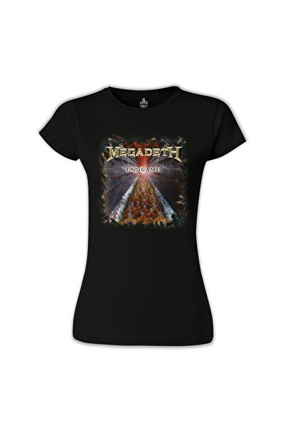 Lord T-Shirt Megadeth - End Game Siyah Kadın Tshirt