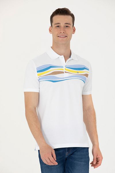 U.S. Polo Assn. Tricou Saks Polo pentru bărbați 50263514 -VR045