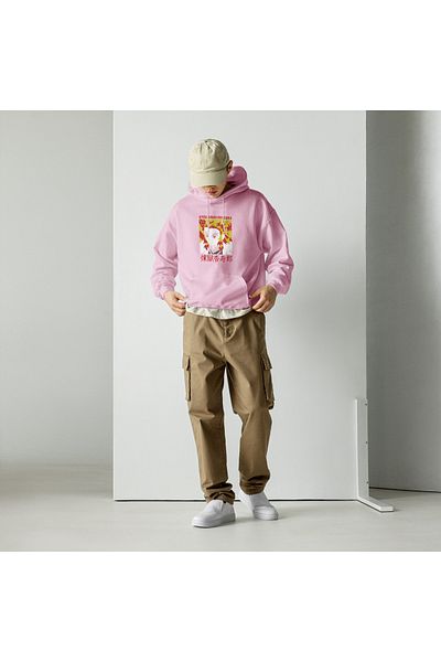 Moda Glo Φούτερ Unisex Kyoujorou Rengoku με στάμπα με κουκούλα