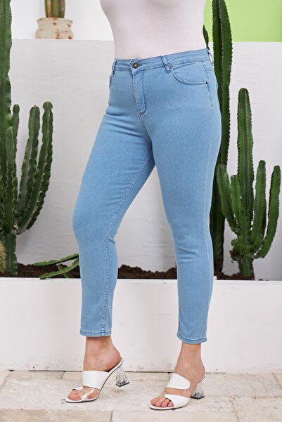 RMG Plus Size Kim.buz Blue Trousers