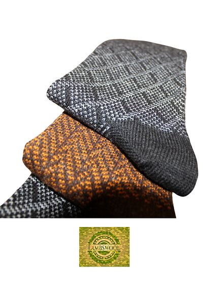 socksbox 3 ζευγάρια ανδρικές μάλλινες χειμερινές θερμικές κάλτσες χωρίς ραφή/41-45