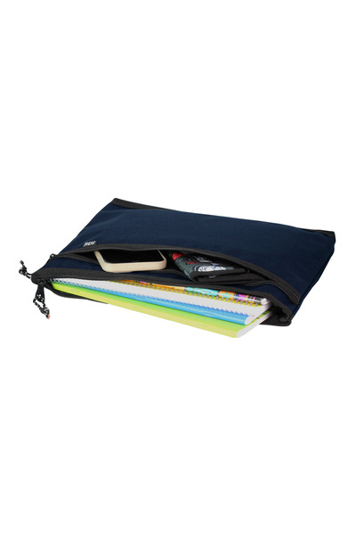 Jacbag Dual Zip Folder -Two Compartment File A4