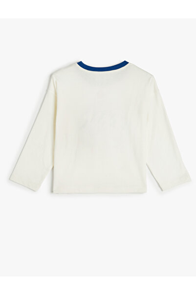 Koton Sweatshirt mit Wintermotiv, bedruckt, langärmlig, Rundhalsausschnitt