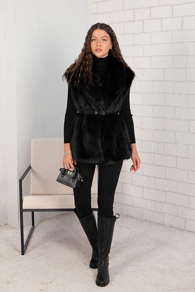 Melike Tatar Black Vest 32-2224
