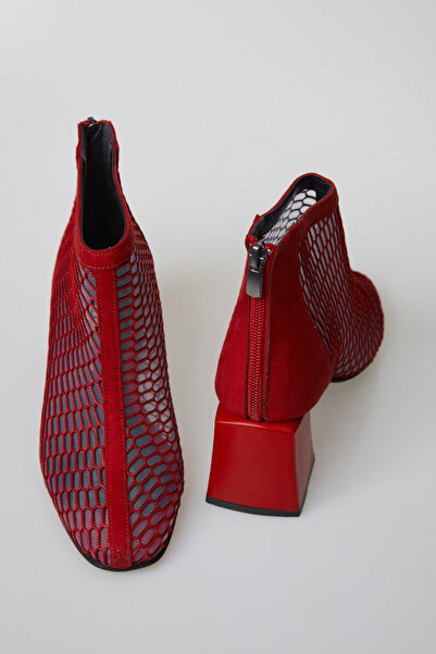 DUYGUSHOESBAG Kadın File Detaylı Yazlık Botie