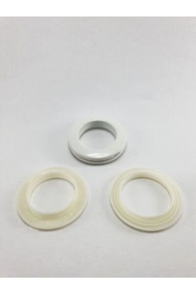ETAB Decoring & Mataflon Curtain Capsule Ring 20 Pack - White
