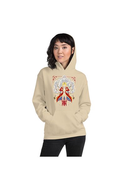Moda Glo Φούτερ Unisex Recurso Emprededor με στάμπα με κουκούλα