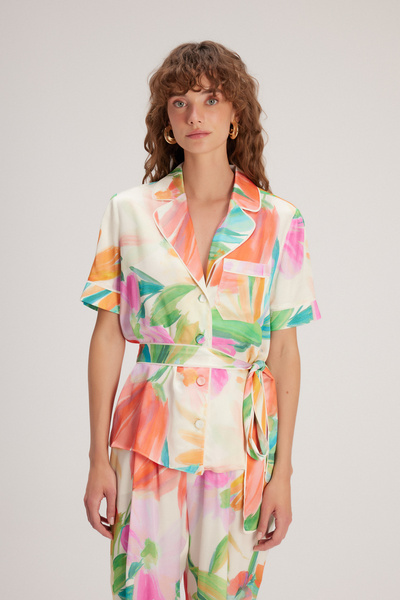 adL Kuşaklı Gömlek