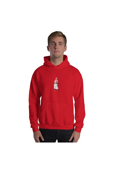Moda Glo Унисекс суитшърт с качулка и щампа Mayimbu