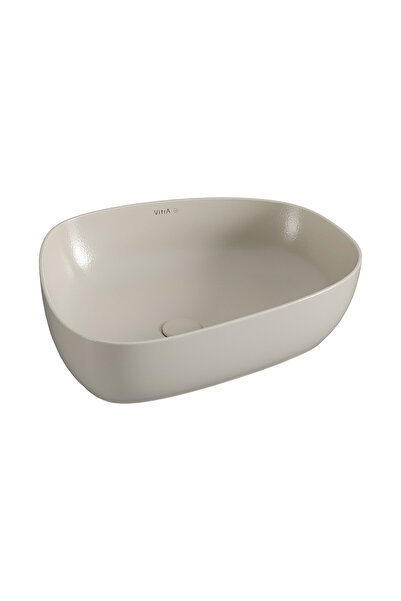 VitrA Outline recycled 7991b066-0016 Çanak Lavabo, Mat Bej