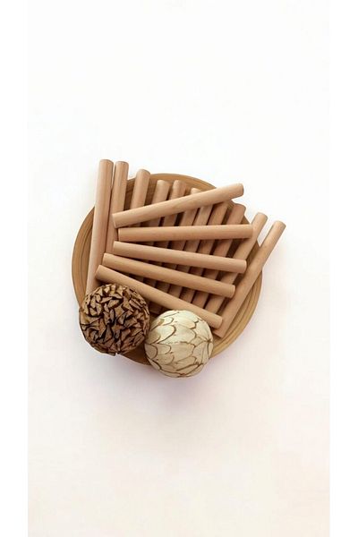 HESA 16Pair 32 Pieces Beech Wood Wooden Rhythm Sticks