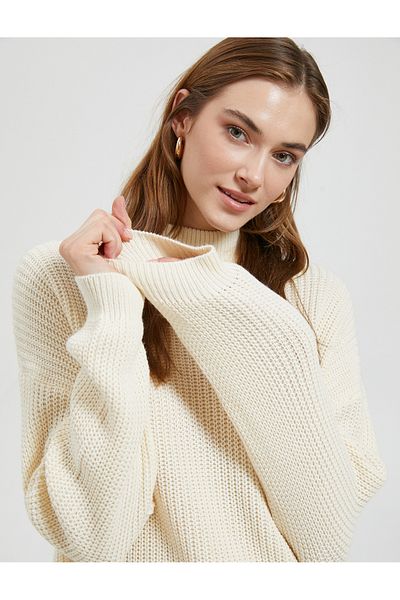 Koton Beigefarbener Damenpullover