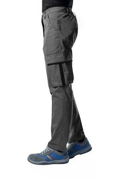 Şensel Grey-Black Reflective Work Pants - Commando Pocket -54E3337-