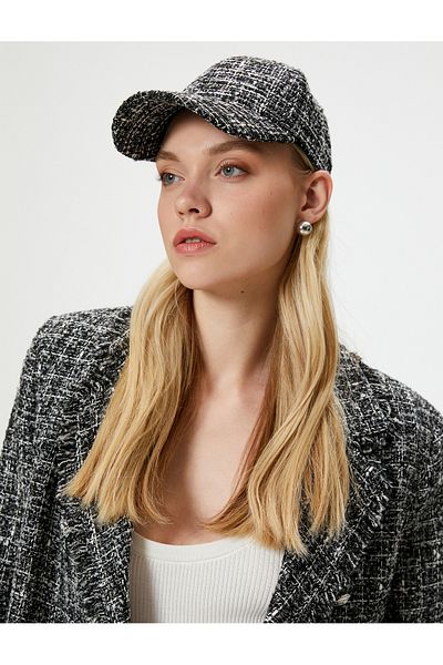 Koton Tweed Winter Hat - X Şahika Ercümen Model Cap