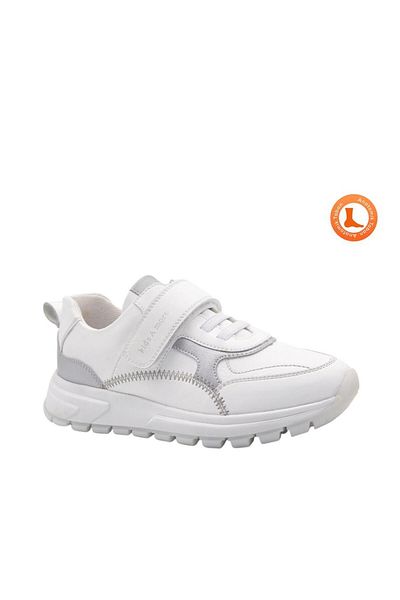 kids A more Veronica Single Velcro Girls' Sports Shoes White
