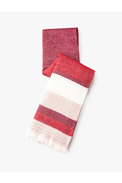 Koton Eșarfă moale cu textura ciucuri