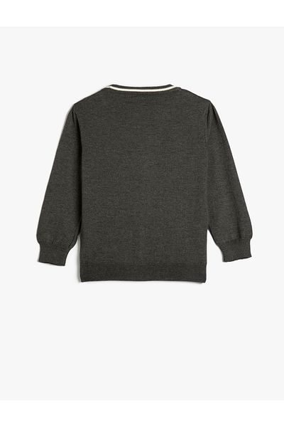 Koton Cardigan Buttoned V-Neck Knitwear