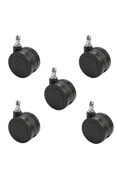 UYGUR TEKER A.Ş Yüksek Kalite Ofis Koltuk Tekeri 6,5 Cm / Döner Büro Koltuk T...