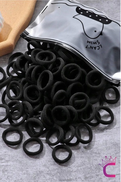 Cinderella Set de 100 de agrafe elastice moi pentru fete - Ac de păr prosop n...