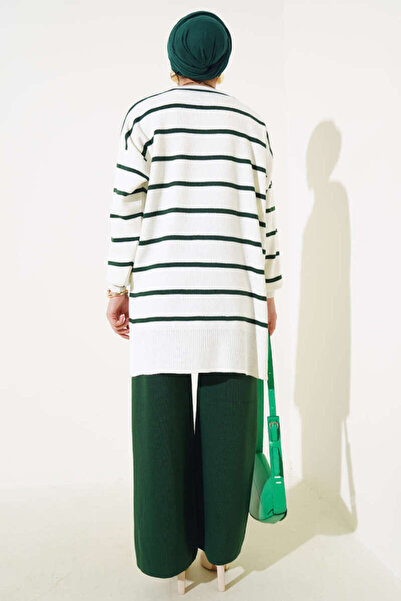 Lavanta Tekstil Baby Collar Bow Knitwear Double Set