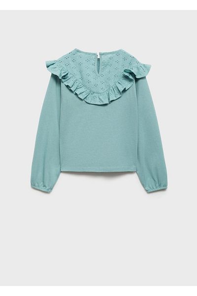 MANGO Kids Tricou cu detaliu brodat